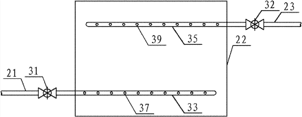 Water-retaining, peak-regulating and decoupling recharging ground water source heat pump system