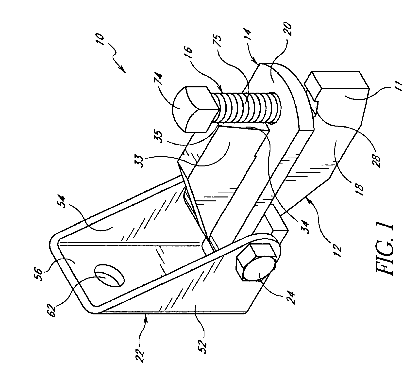 Sway brace fitting