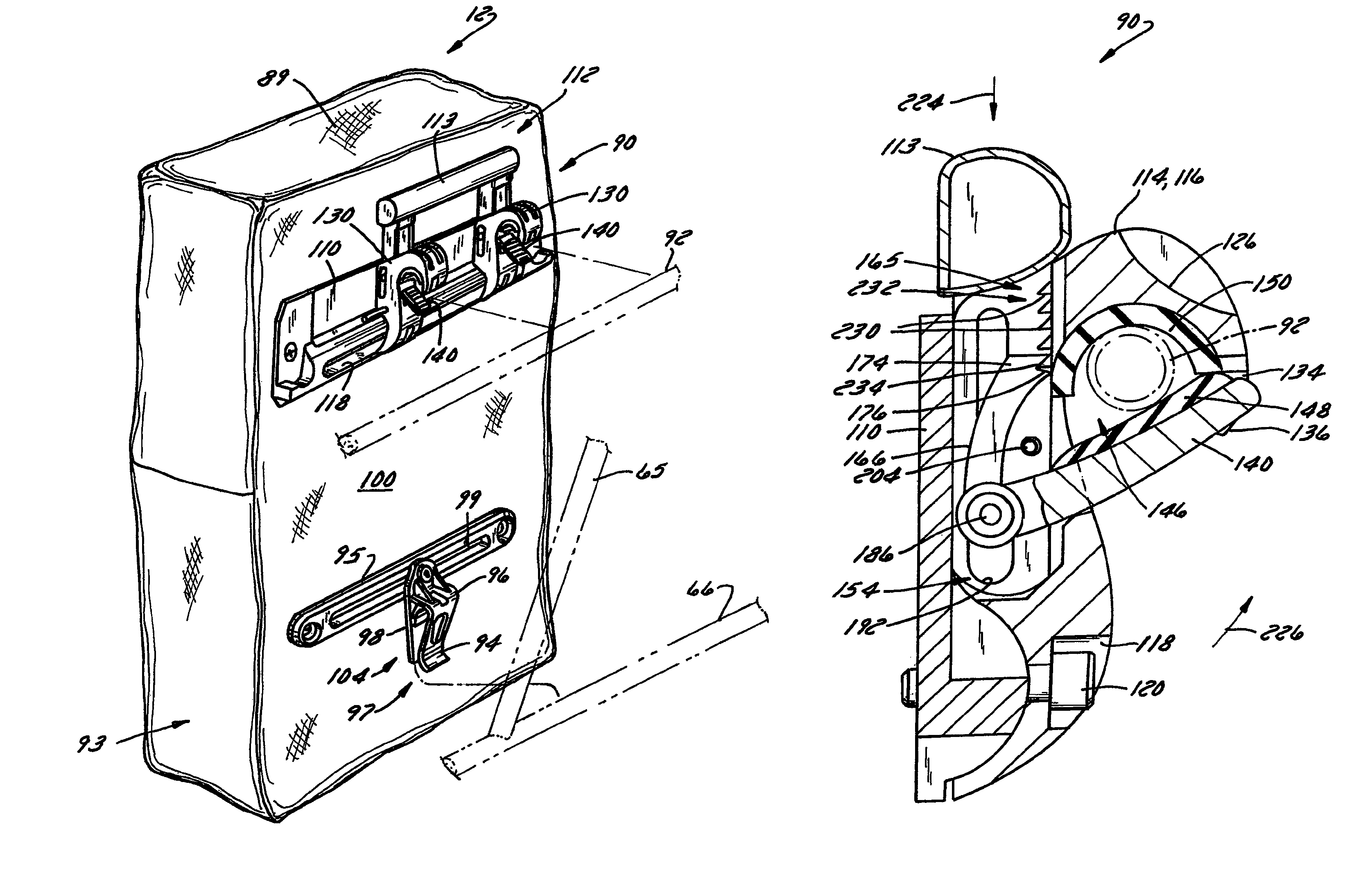 Bicycle pannier mounting system