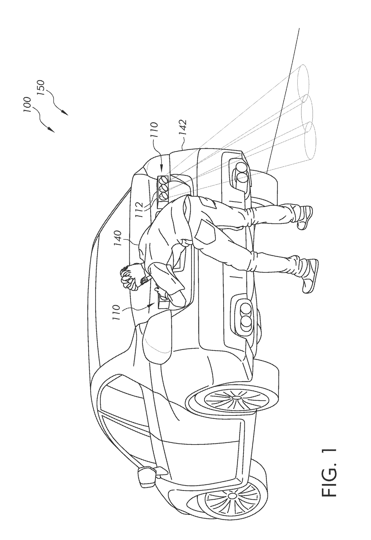 Vehicle emergency light beam systems