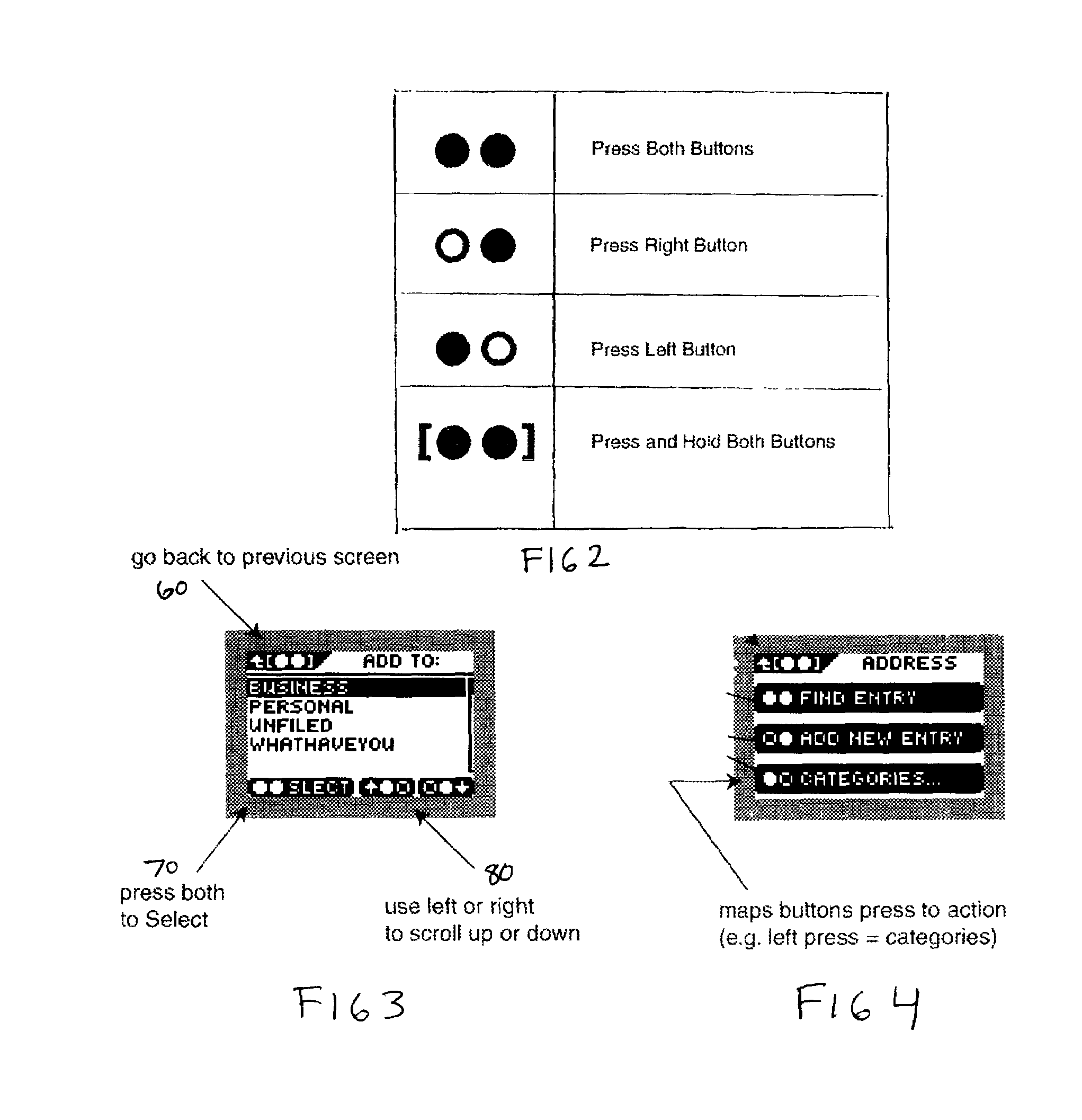 Operating method for miniature computing devices