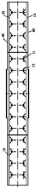 Construction method for underbridge