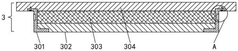 A decorative panel structure and its construction method