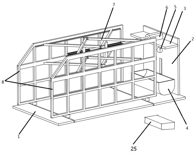 Natural-state pig face image acquisition method and system