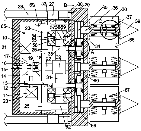 Building construction bucket having functions of earth moving and earth digging