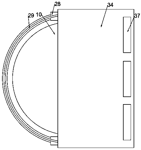 Building construction bucket having functions of earth moving and earth digging