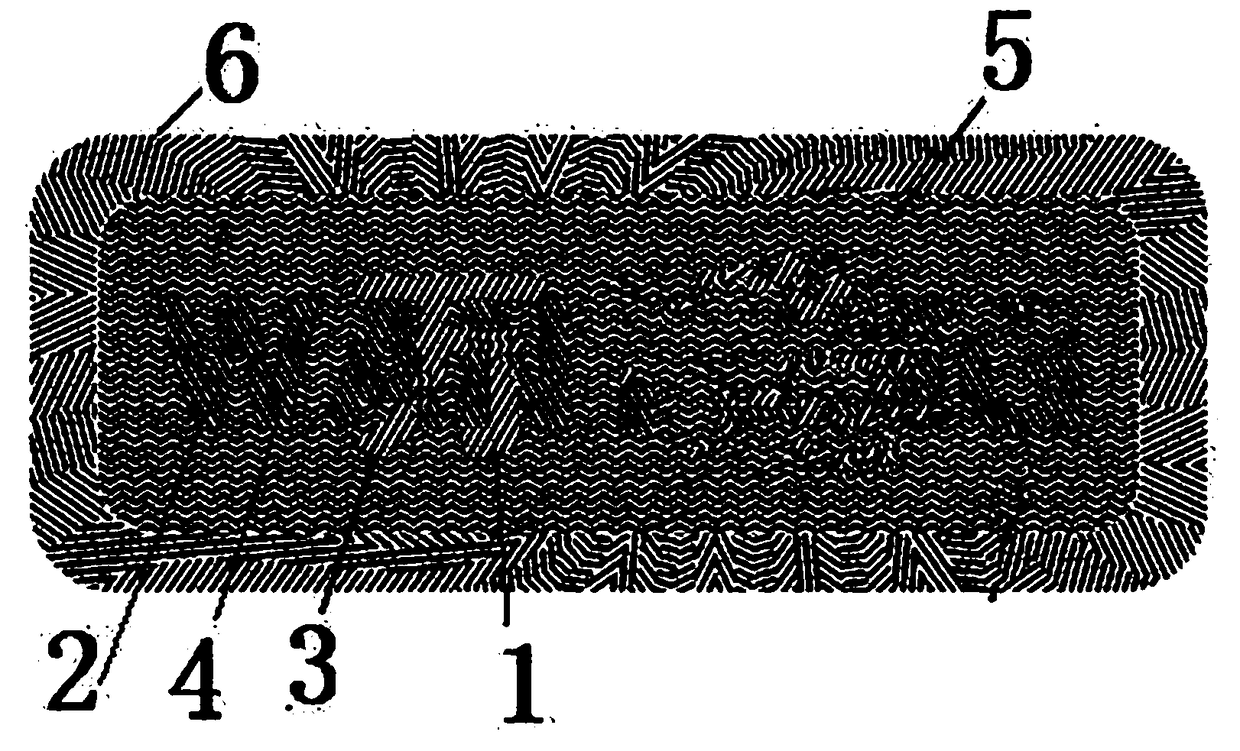 Two-way refraction latent image anti-counterfeiting document with pearlescent effect and production method