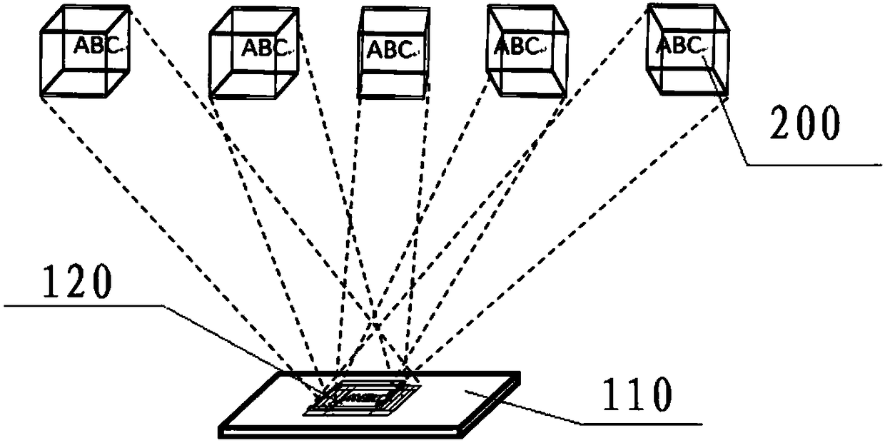 Augmented reality label, augmented reality label preparation method and augmented reality label detection method