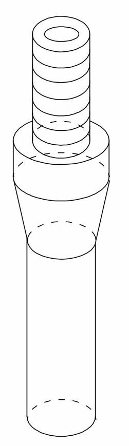 Air valve nozzle core manufacture method