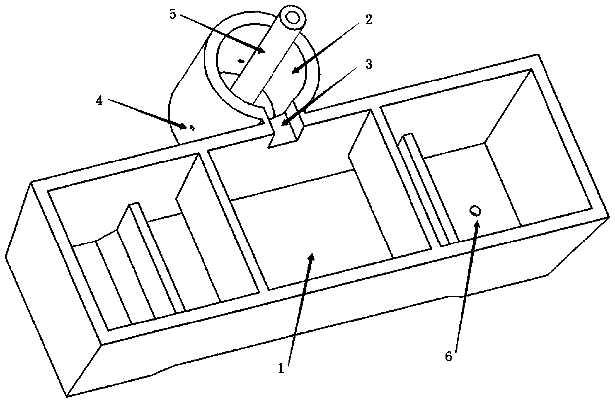 Pneumatic swirling tundish for continuous casting