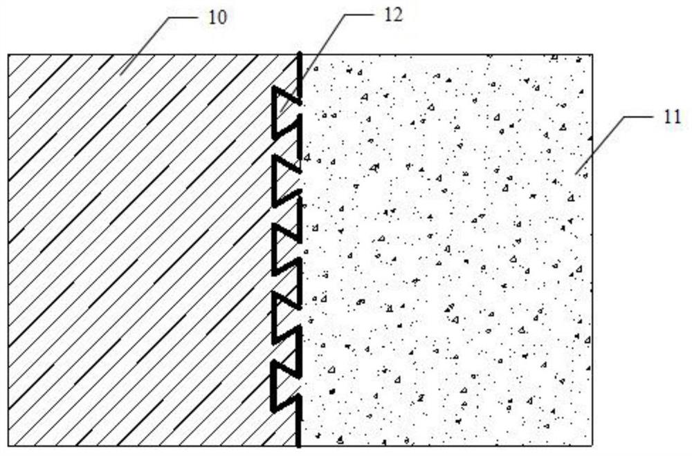 Subgrade paving structure and construction method for highway extension