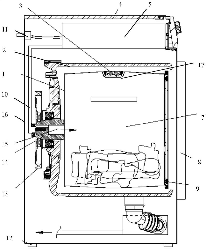 Water inlet control method of washing machine and washing machine