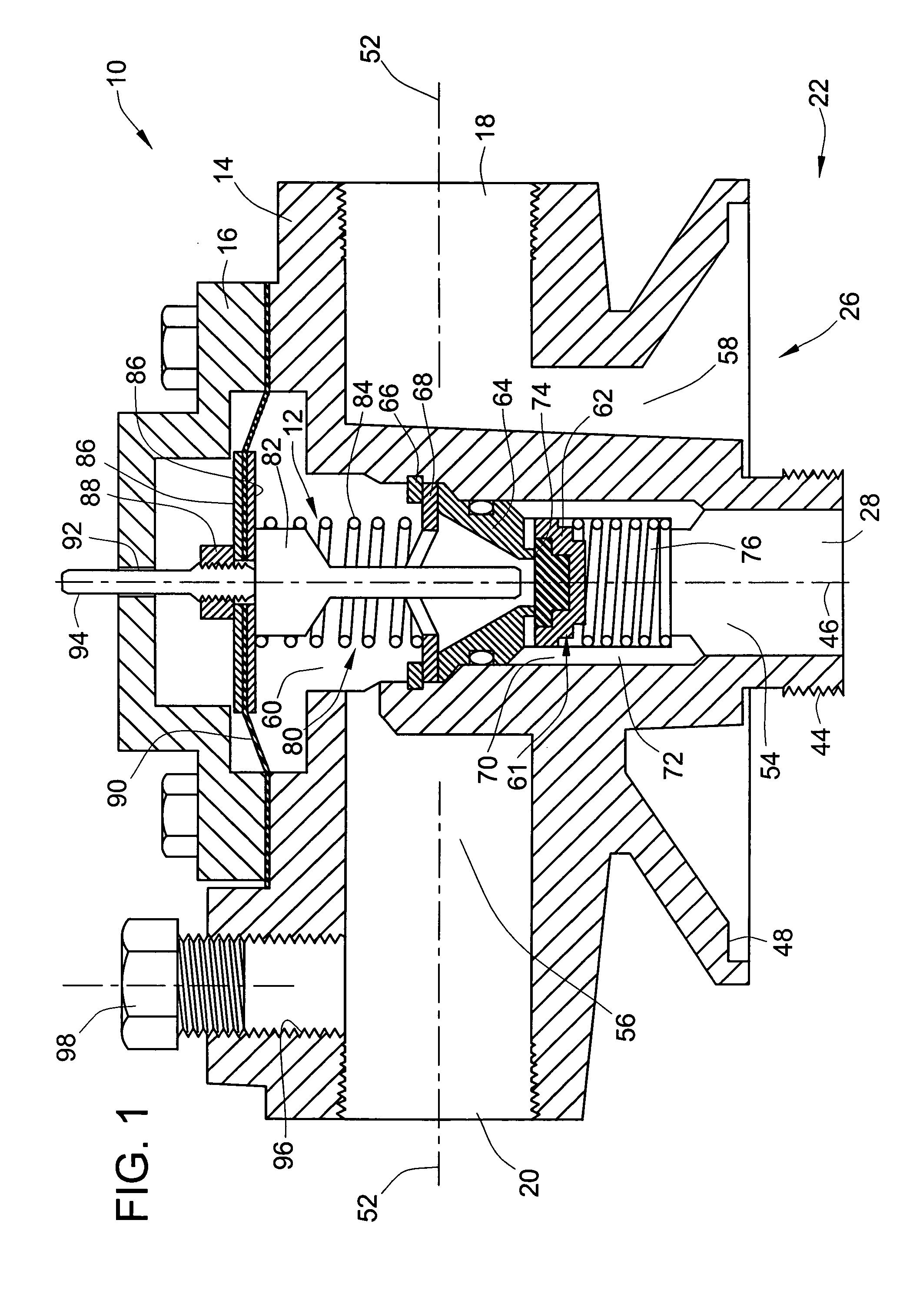 Filter head and burner system incorporating same