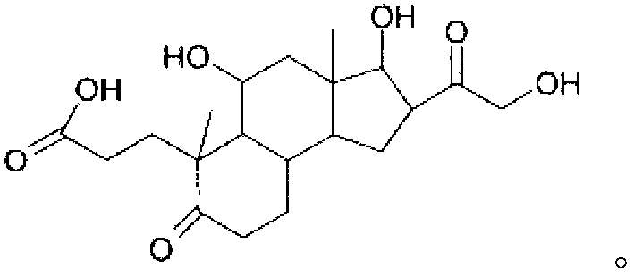 Pharmaceutical compositions and therapeutic applications of a hydrocortisone derivative designated as deina