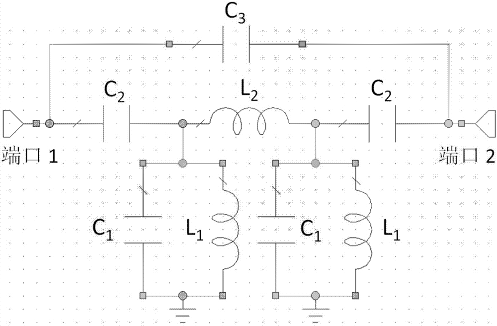 LTCC band-pass filter with spurious spikes suppressed vertically-interdigital capacitor