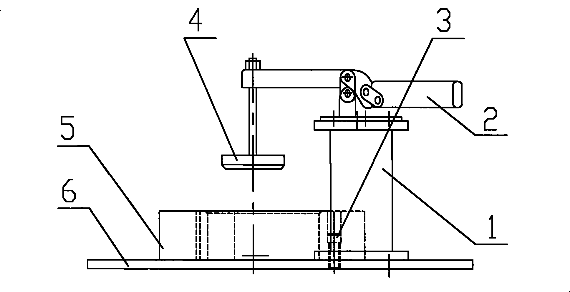 Front brake subassembly clamper for vehicle