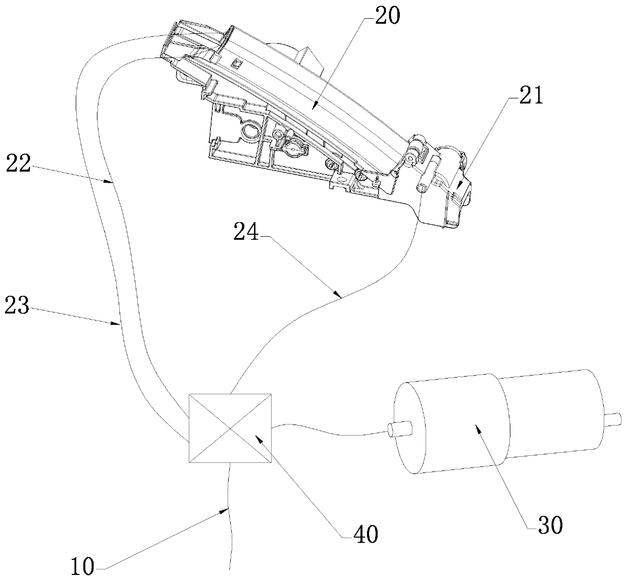 Human body cleaning system with anti-scaling function