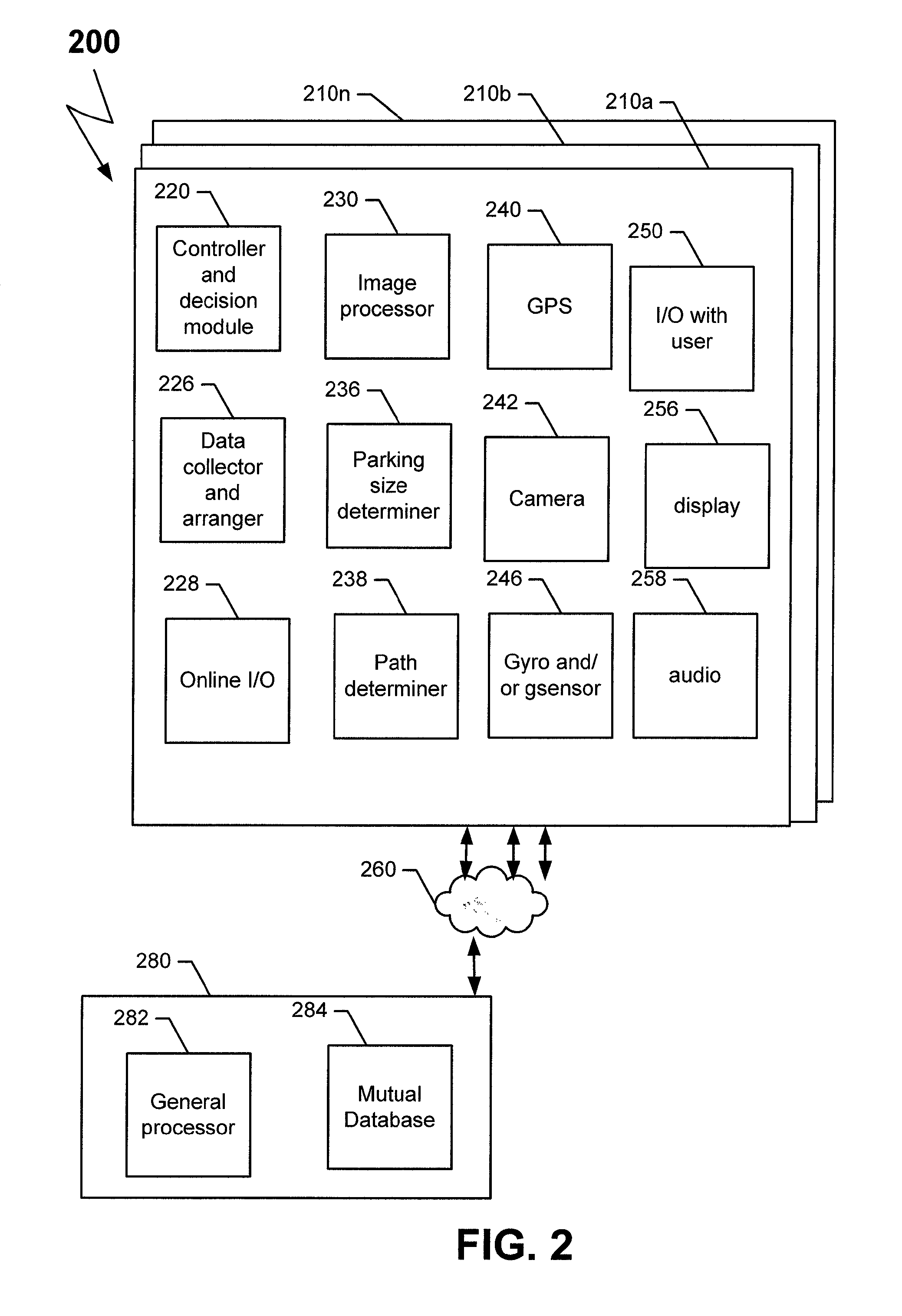 Method and system for automatically locating vacant parking places