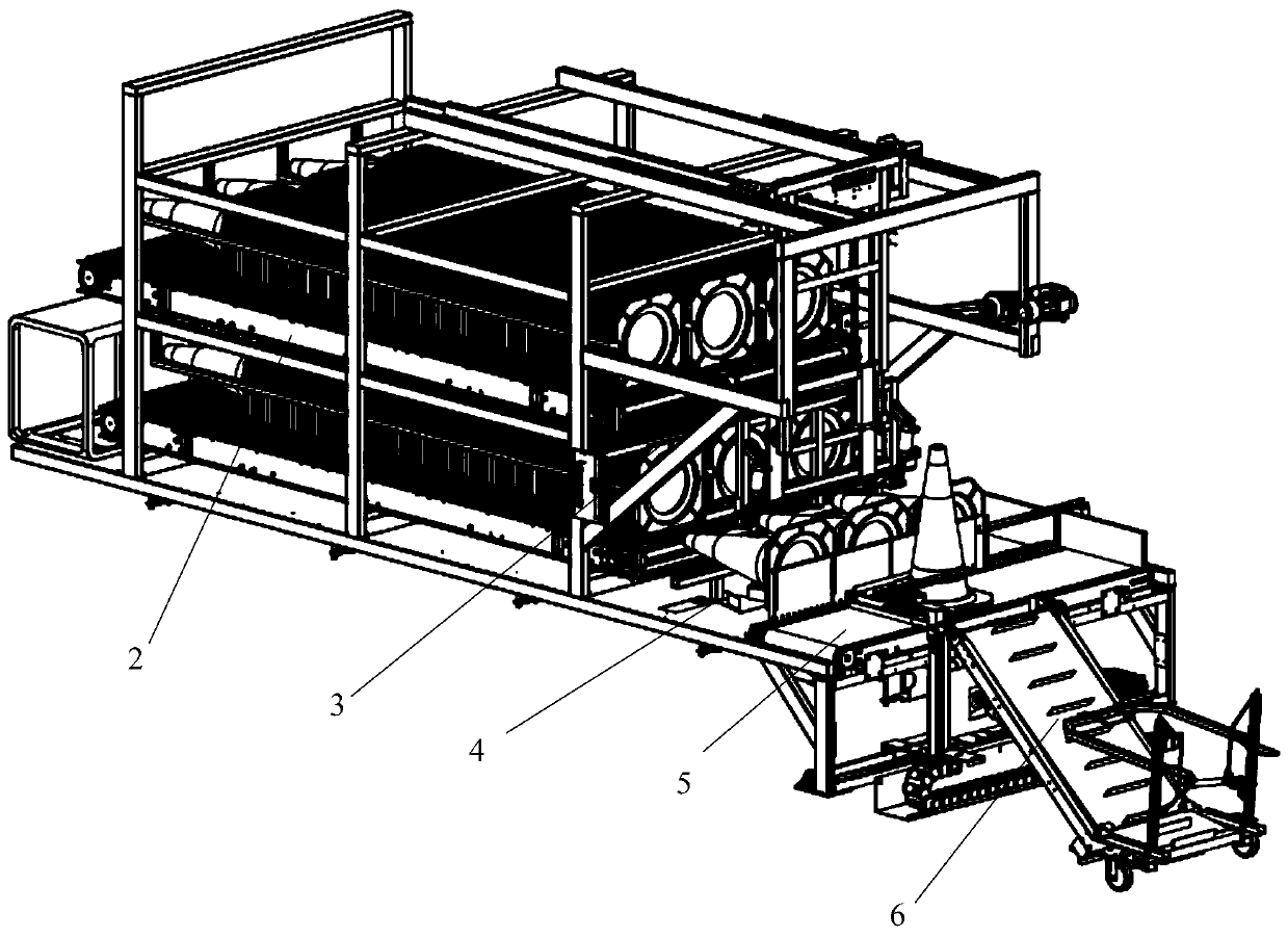 Safety cone automatic collection and placement vehicle