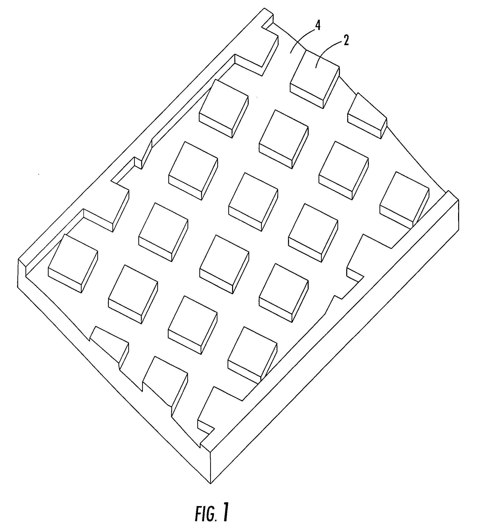 Ceramic matrix composite abradable via reduction of surface area