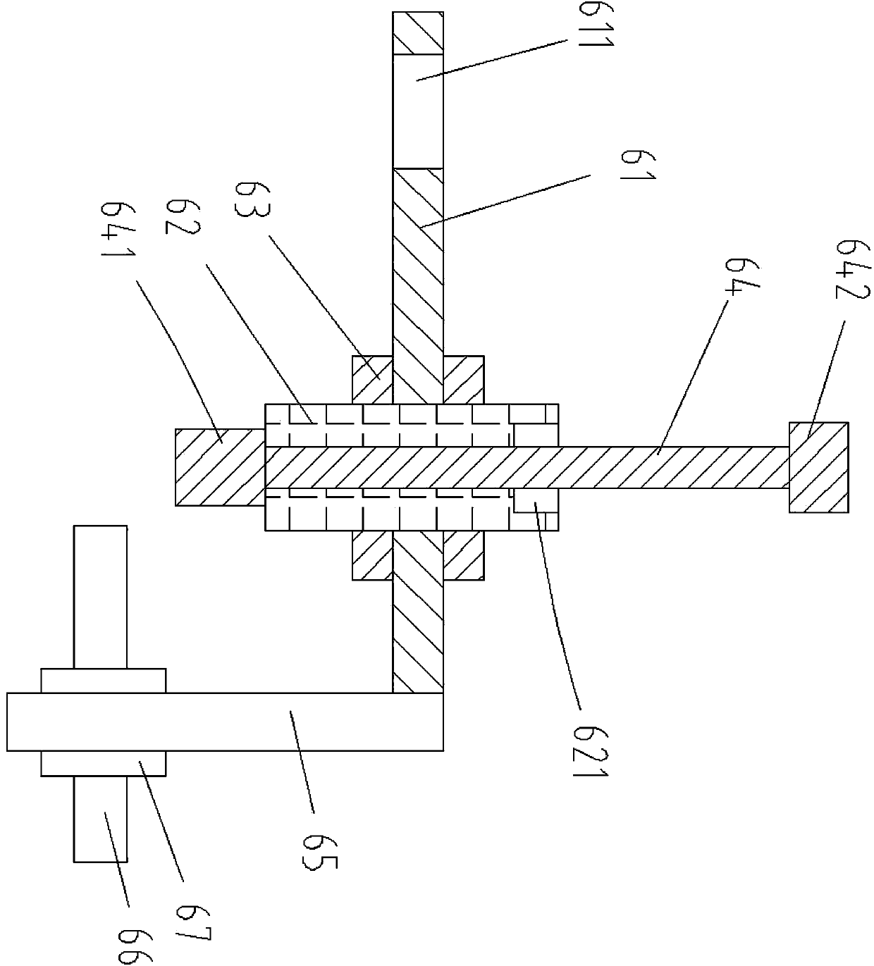 Plate glass overturning device