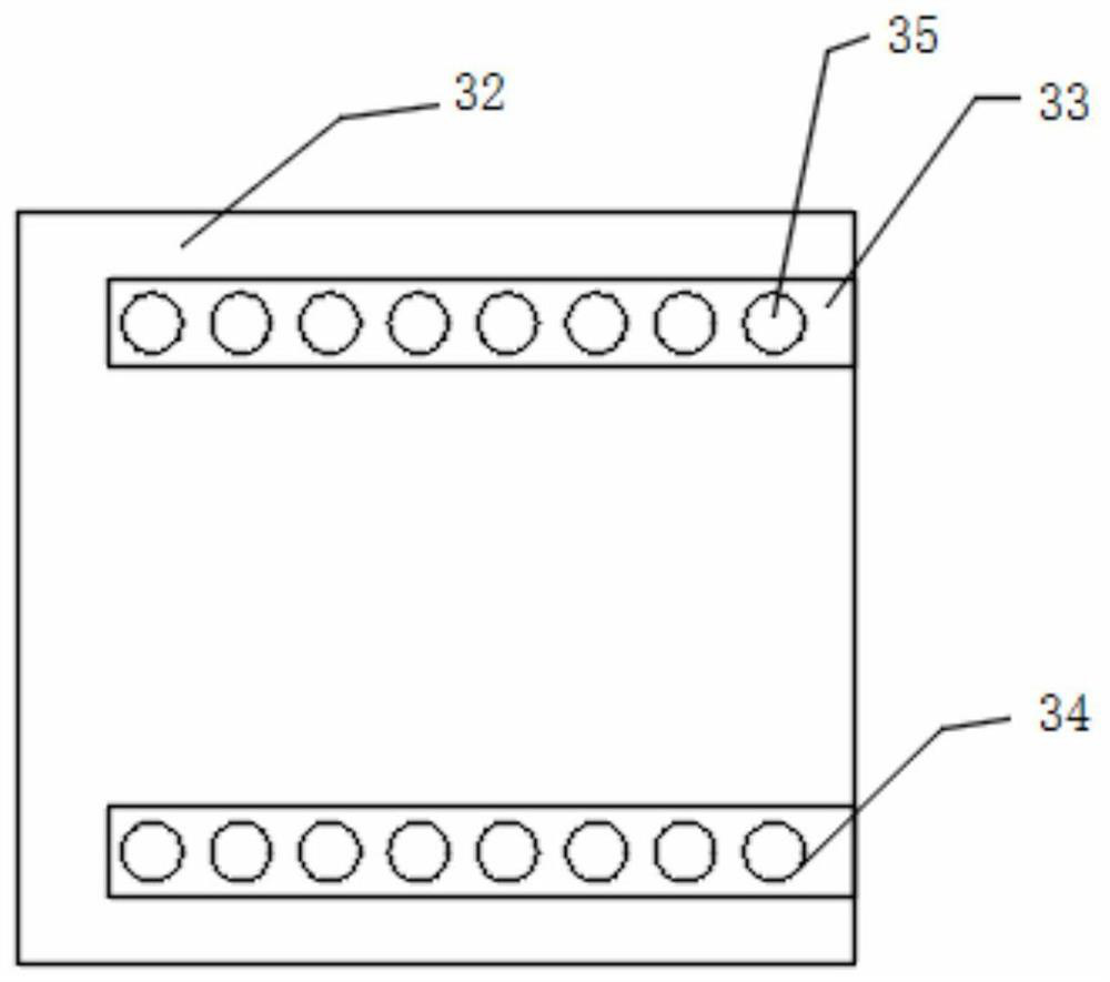 A welding resistance equipment for axial flow fan casing processing