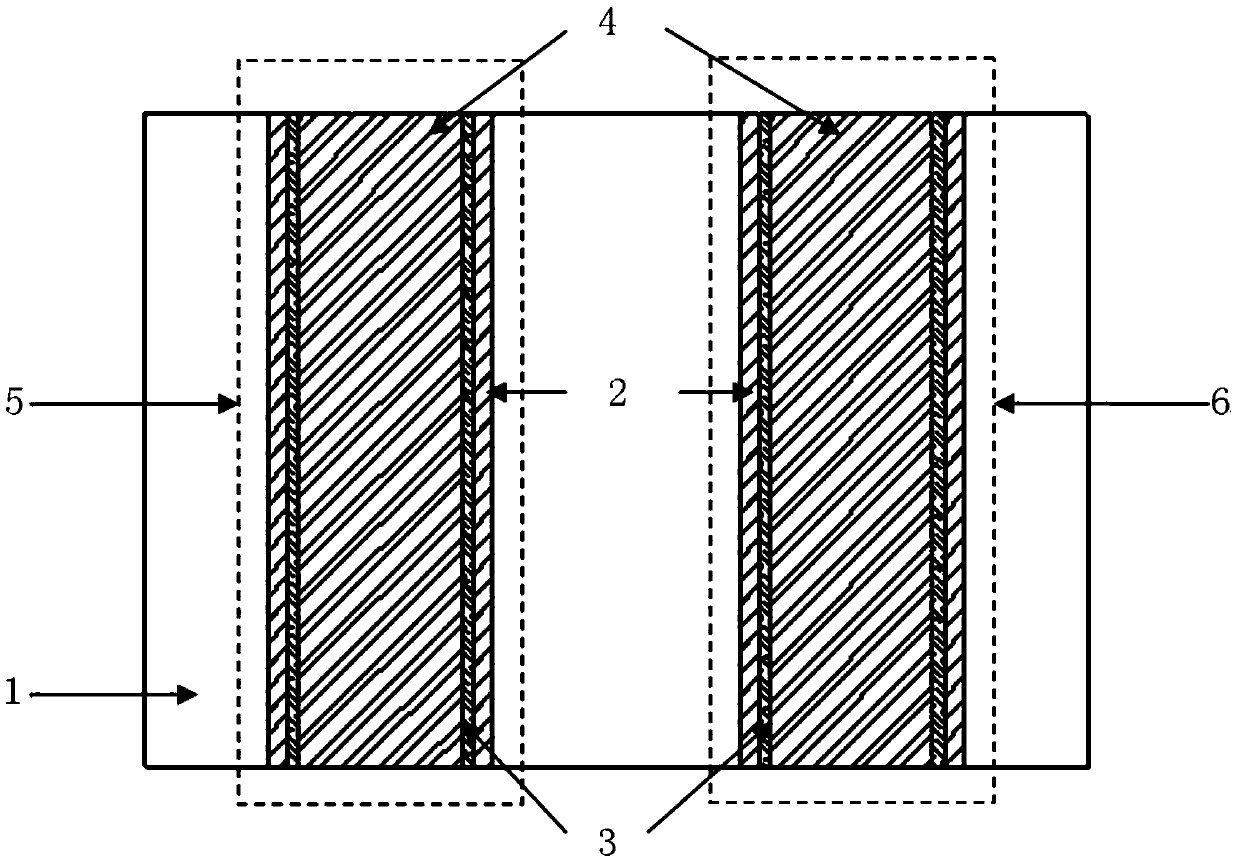 TSV (through silicon via) high-frequency three-dimensional integrated interconnection structure based on SOI (silicon on insulator)