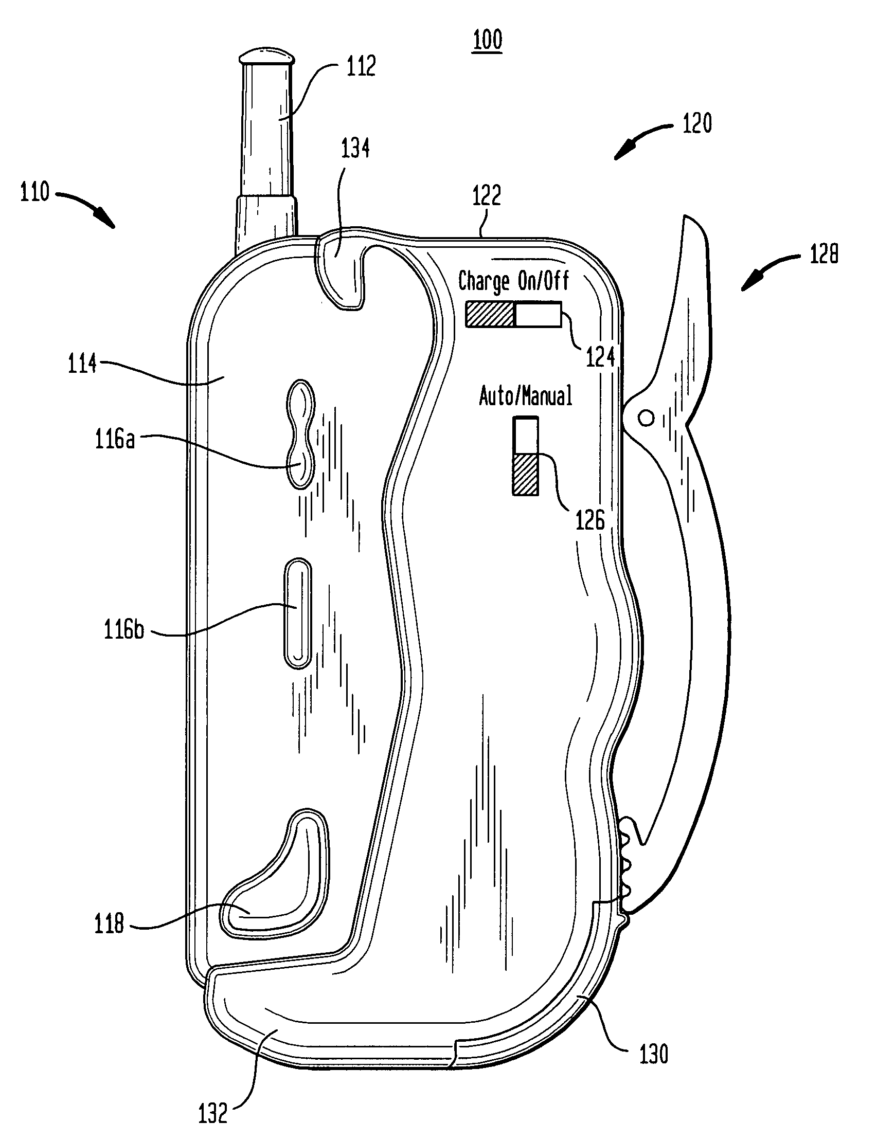 Recharging device for use with portable electronic devices