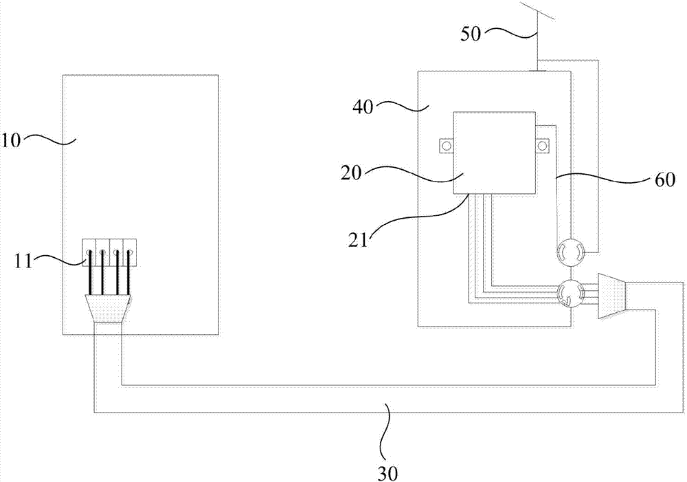 Power distribution automation terminal equipment, and method for increasing wireless signal intensity of power distribution automation terminal equipment