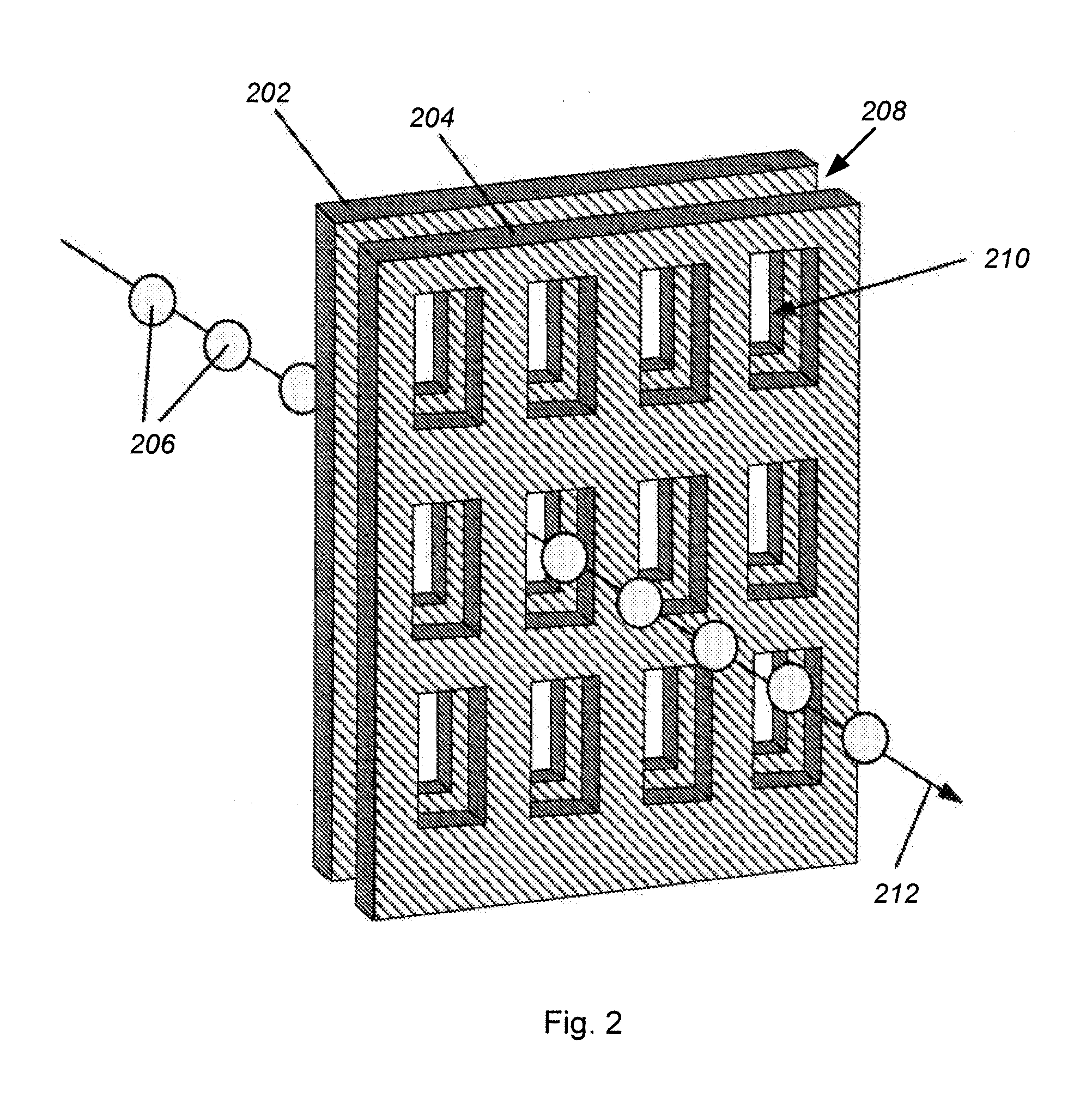 Overmoded distributed interaction network