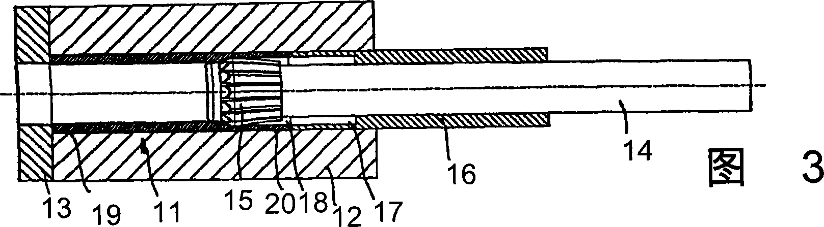 Process for the return extrusion of internal profiles