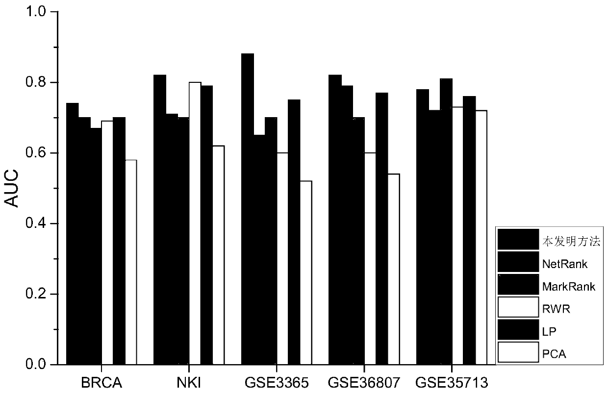 Biomarker identification method based on multiple networks