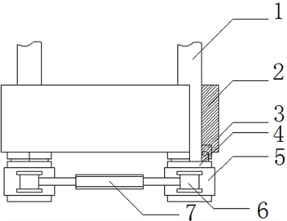 Polished rod eye bias adjusting device of pumping unit