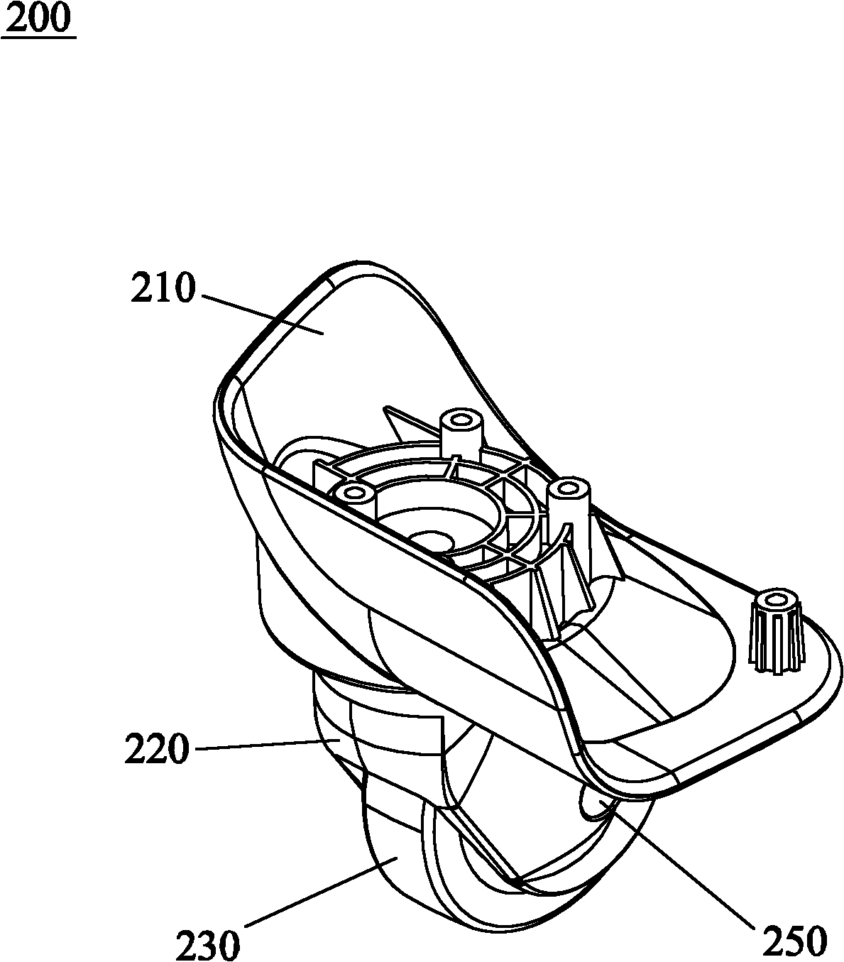 Universal wheel for luggage