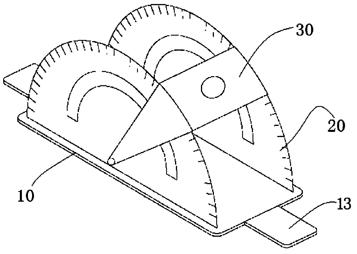 CT guidance-based lung puncture angle control device and angle control method thereof