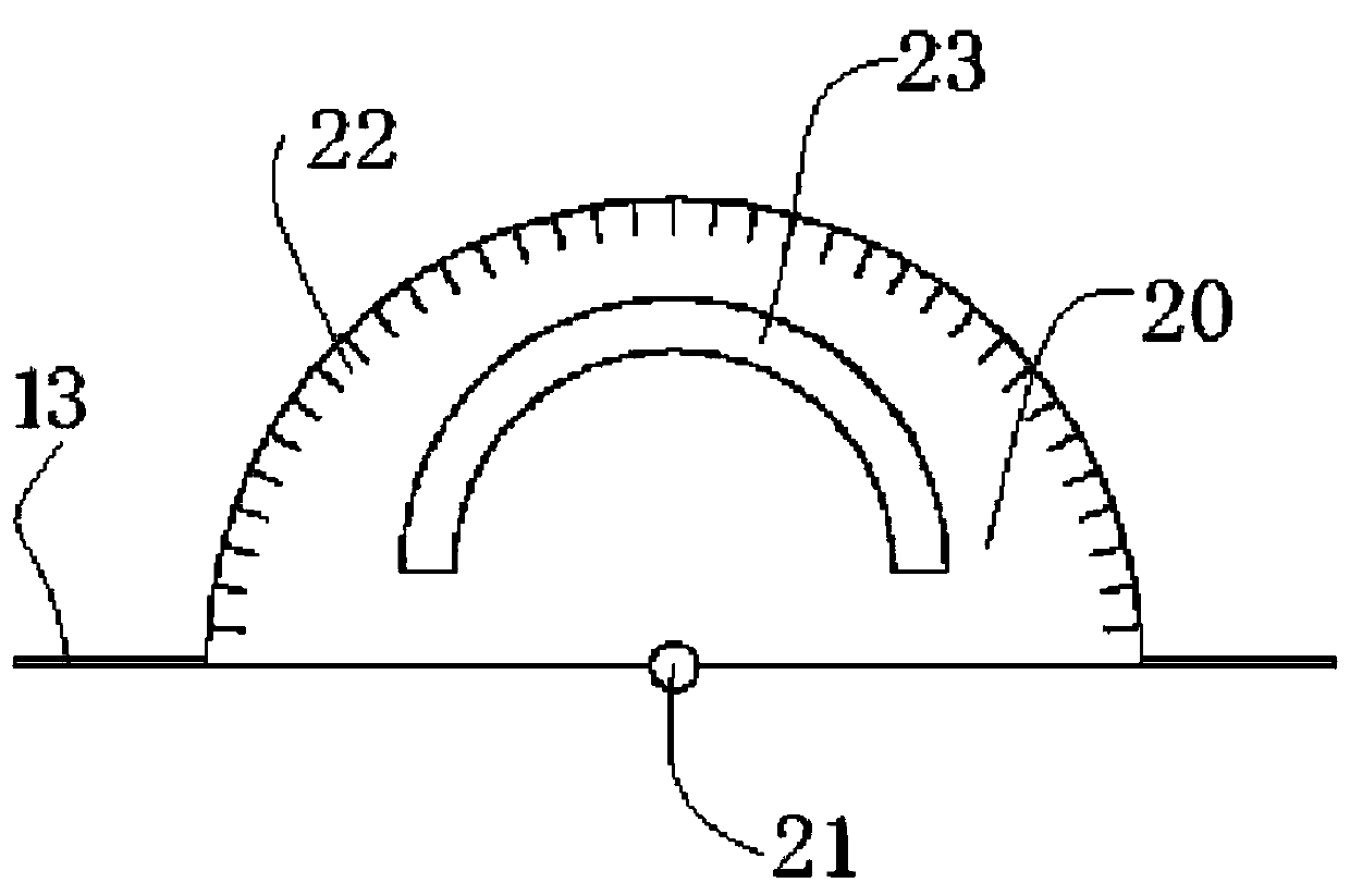 CT guidance-based lung puncture angle control device and angle control method thereof