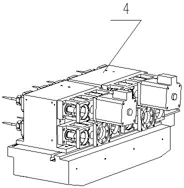 Drilling, tapping, milling and boring combined numerical control machine tool with multi-workpiece processing function