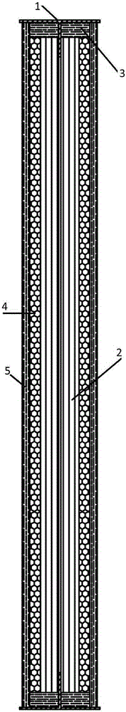 Light fire-resistant and anti-seismic partition wall and method for manufacturing same