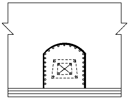 Tunneling smooth surface blasting method