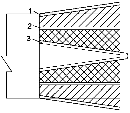 Tunneling smooth surface blasting method