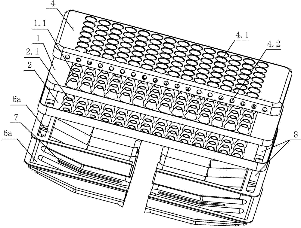 Convex hole plate type combustor