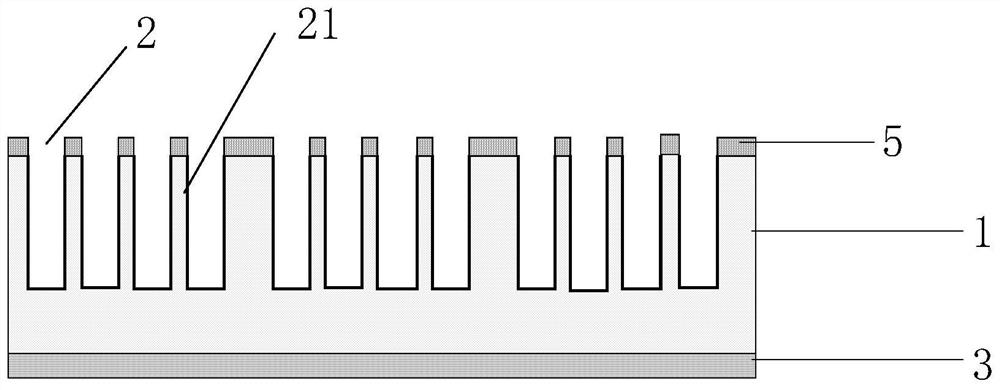 Miniature gas chromatographic column capable of using air as carrier gas and manufacturing method thereof