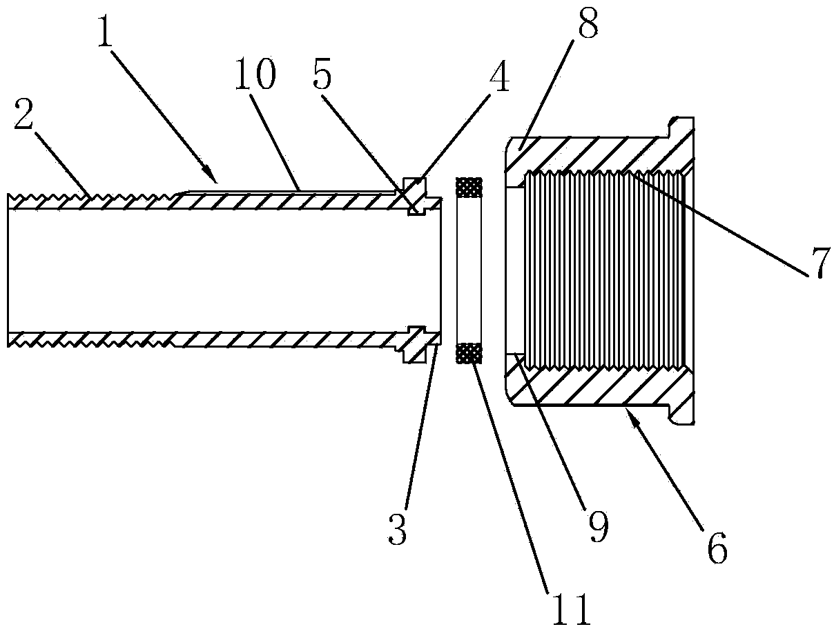 Production process of gas meter pipe joint