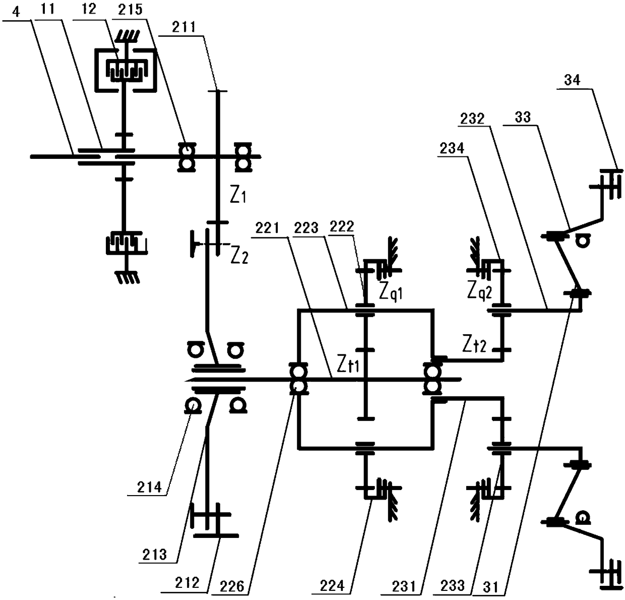 A final drive structure and bulldozer