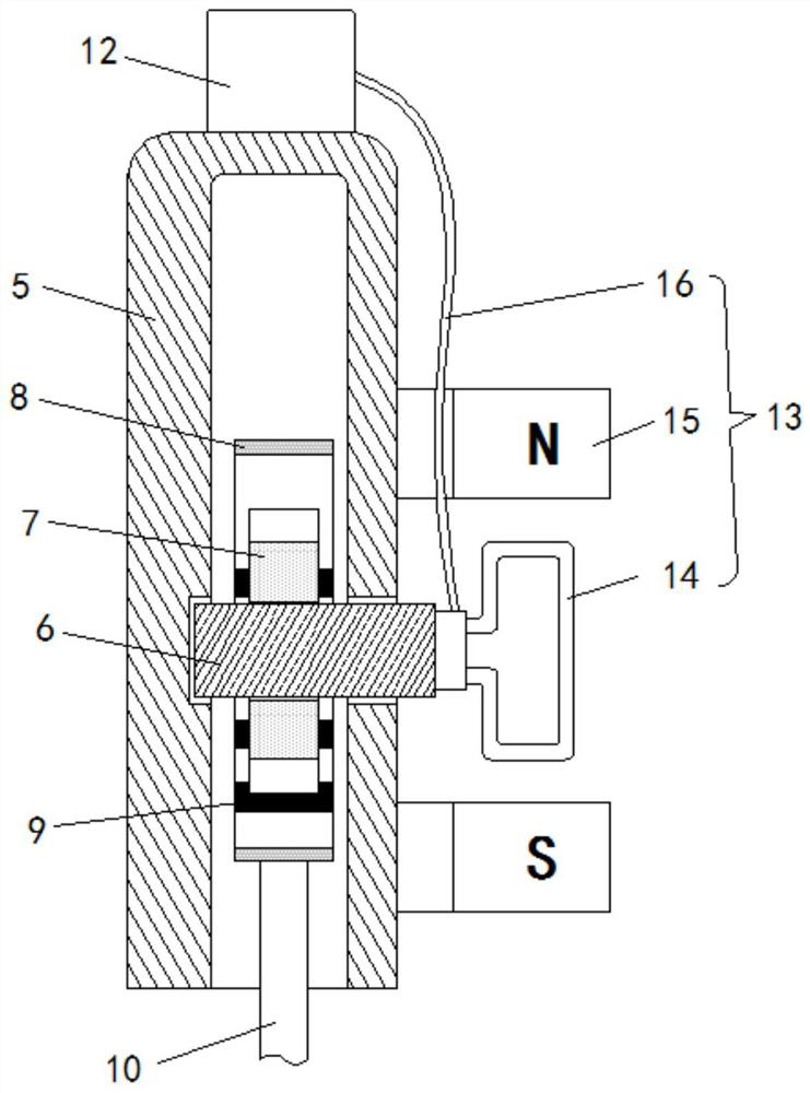 Encryption case standby device based on human body activity charging