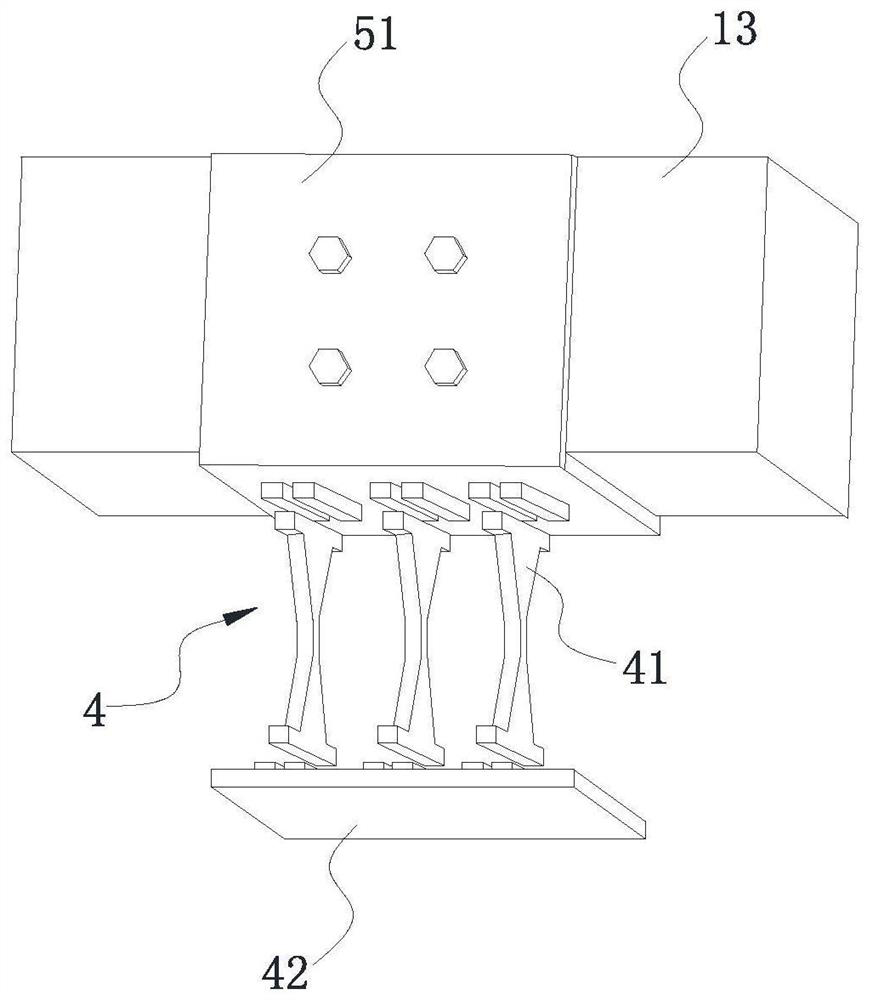 Cable inclined strut and application method thereof