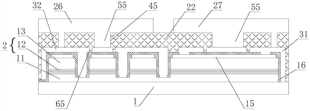 Flip-chip led chip and preparation method thereof