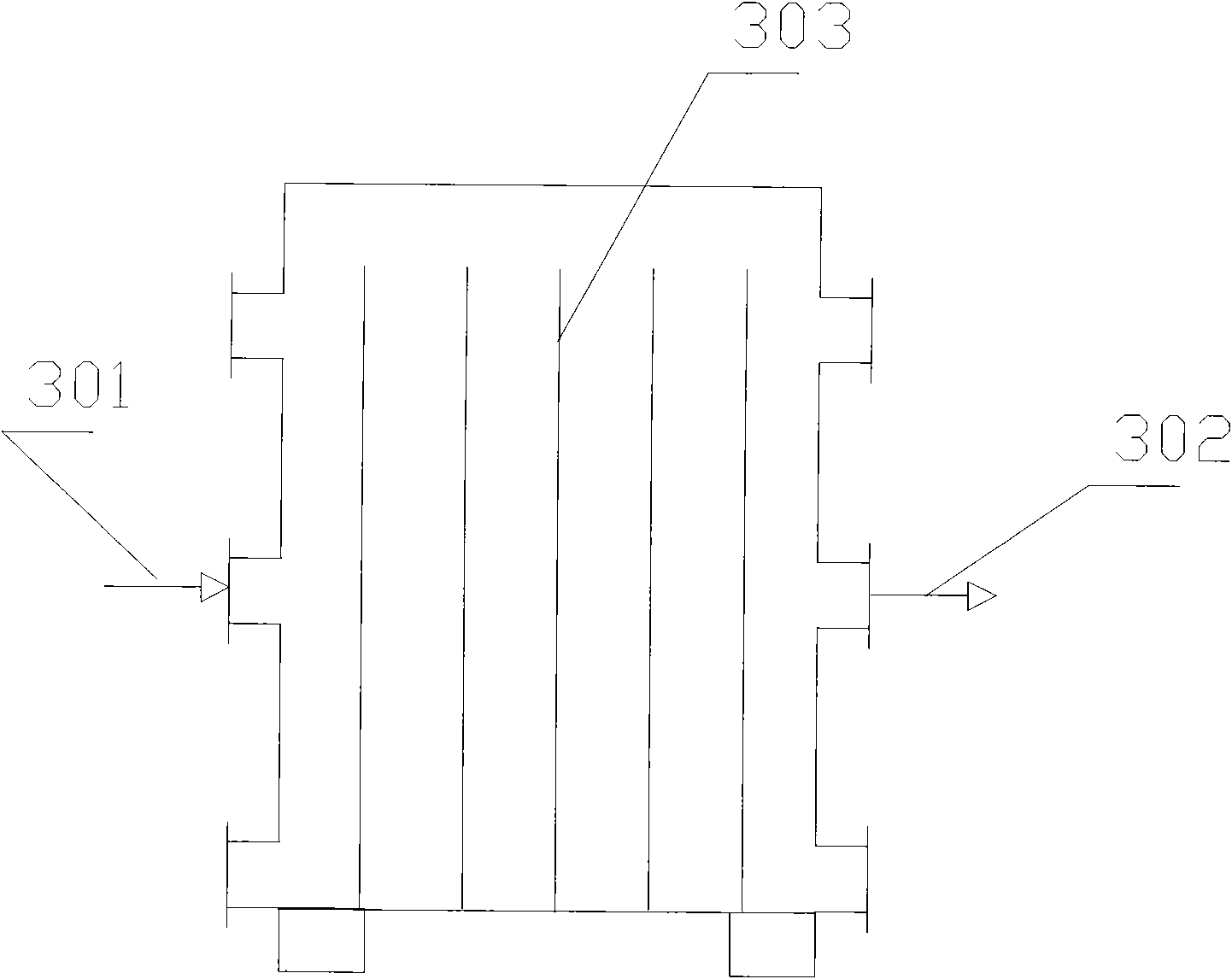 Combined-type advective biochemical sewage treatment device