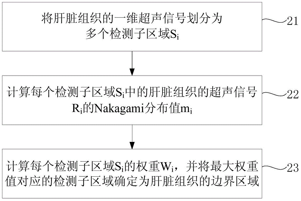 Liver boundary identification method and system