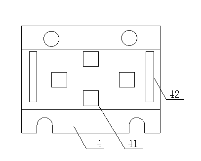 Single tube IGBT encapsulation full-bridge module and encapsulation method thereof